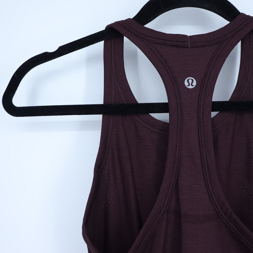 Lululemon Racerback 2.0 Swiftly Tech Tank Goodnight Plum Cropped Women's 4 - Picture 5 of 7